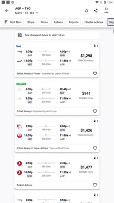 Cheapflights android App screenshot 8